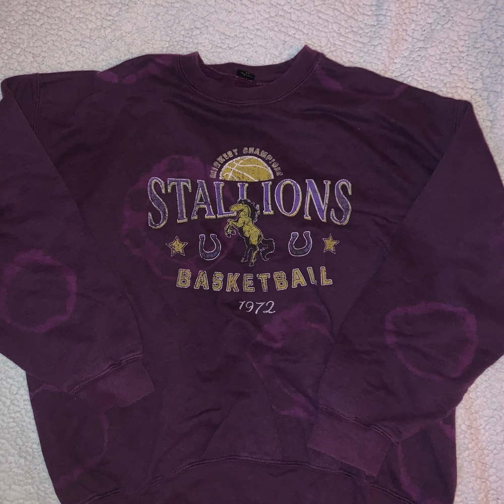 Urban Outfitters Stallions Basketball Crewneck